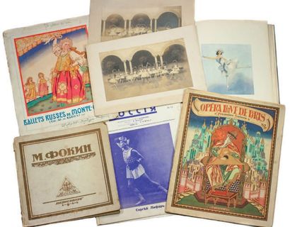 null [BILIBINE, GONTCHAROVA et alii]
Lot de 7 éditions sur les ballets russes, dont...