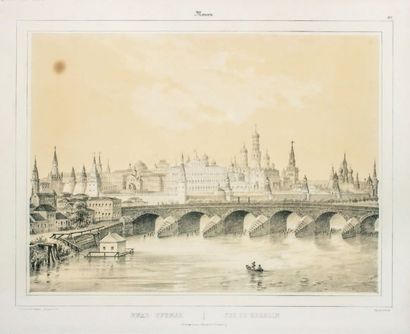 null Vue du Kremlin.
Lithographie. Moscou, SaintPétersbourg, Daziaro, vers 1850....