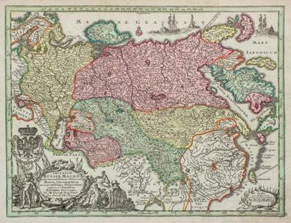 null SEUTTER, Mattheus
Imperium Russiae Magnae juxta recentissimas Observat
Mappa...