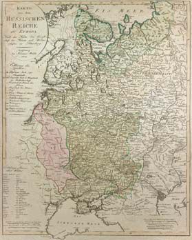 null Karte von dem Russischen Reiche in Europa: Nach der Karte der Gesellschaft der...