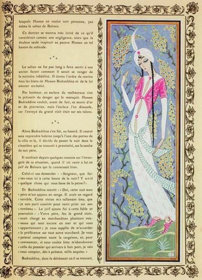 null [Boris BILINSKY]
Conte de Shéhérazade. Paris, 1930. Plaquette in-4, couverture...