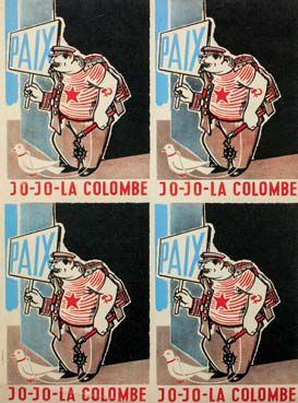 null ANNENKOV, Georges (1889-1974)
Ensemble de 4 affichettes anticommunistes.
Paix...