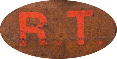 Romain de TIRTOF (1892-1990) dit ERTE Importante malle en bois et métal gainé de...