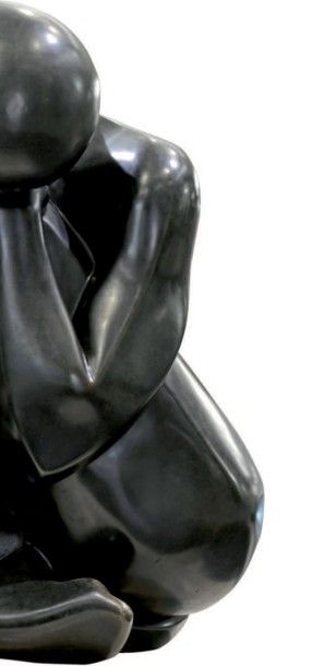 Patrick DROUIN (né en 1948) 
Le rêve, 1989-1990
Sculpture monumentale en bronze à...