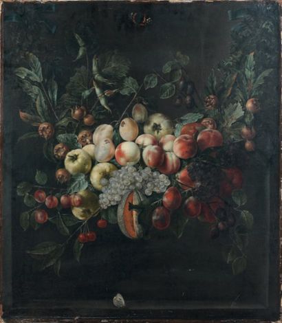 Jan van KESSEL (Anvers (?) vers 1620 - Amsterdam (?) vers 1661) Nature morte aux...