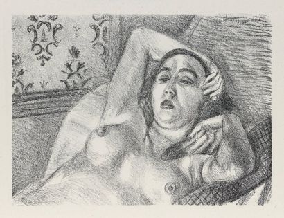 Aristide MAILLOL (1861 - 1944) Femme vue de dos, tournée à droite. 1928 (G.281 ;...