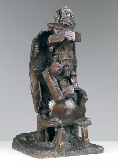 Théo TOBIASSE (né en 1927) Le roi Pausole Bronze 2/4 33 x 15 cm