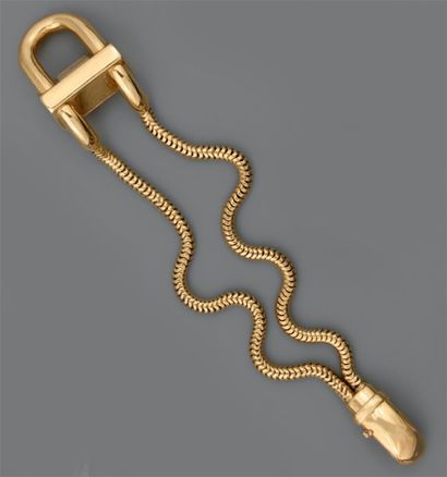 null Montre-bracelet de dame en or jaune dite « Cadenas » par Van Cleef & Arpels...