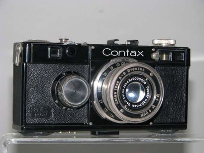 ZEISS CONTAX I FACTICE, objectif TESSAR 3.5/5 cm n°0000000.Cond. B