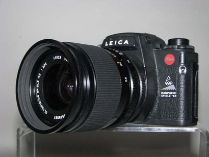 LEITZ Leica R-E OLYMPISCHE SPIELE (92) n°1798378-1222, zoom VARIO-ELMAR-R 28-70 (1222)...