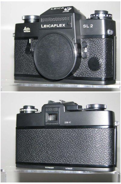 LEITZ Leica LEICAFLEX SL 2, noir, n°1416447, spécial du 50 JAHRE 236-L. Cond. AB