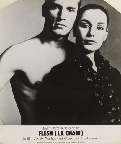 null 279 Joe DALESSANDRO et Patti D’ARBANVILLE Dans Flesh - 1968 Tirage argentique...