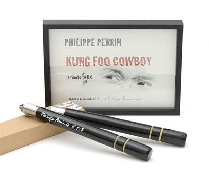 null 295 bis Philippe PERRIN (1964) Kung Foo Cowboy Coffret sérigraphié contenant...