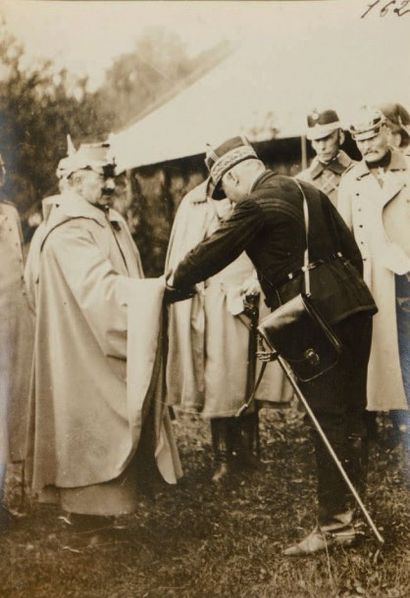Guillaume II (1859-1941) Tirage photographique sur papier argentique d'époque représentant...