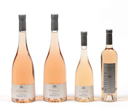 null Côte de Provence. Minuty Rose et or. 2014. 2 magnums.