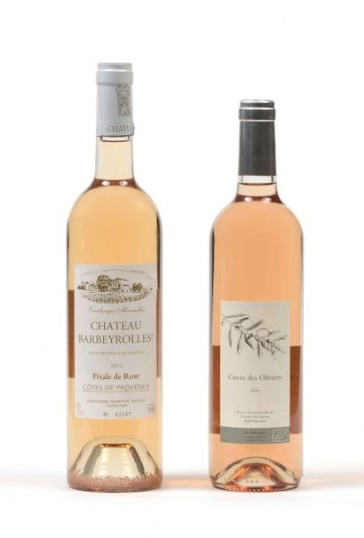 null Château Barbeyrolles. 2015. 1 bouteille. Cuvée des Oliviers. 9 bouteilles.