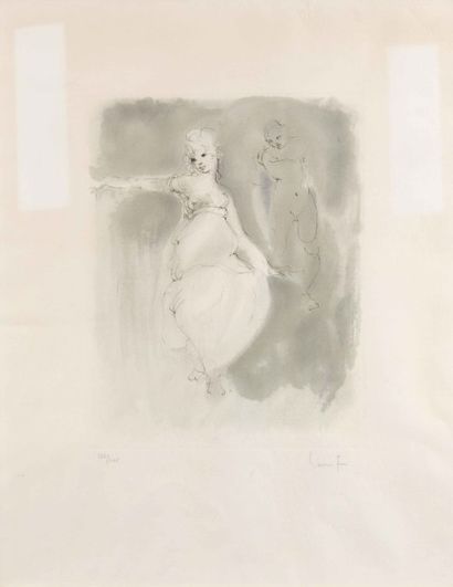 null Leonor FINI (1908-1995) Couple Lithographie, signée en bas à droite et n°126/245....