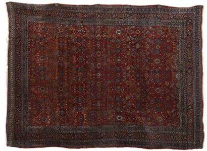 null Important tapis Bidjar (Nprd Ouest de l’Iran) vers 1920/30. Velours en laine...