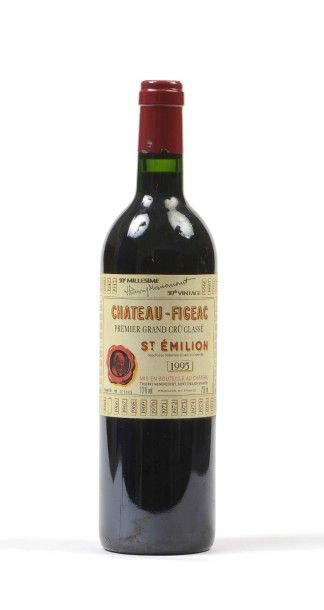 null Saint Emilion. Château Figeac. Thierry Manoncourt. 1995. 3 bouteilles.