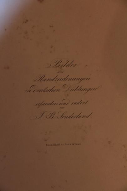 null Deux volumes / Deux volumes allemands BILDER RANDZEICHNUNGEN reliés Ref-335