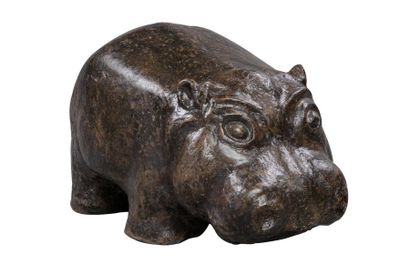 null Petit hippo Carton Hauteur : 40 cm - Longueur : 70 cm - Profondeur : 40 cm