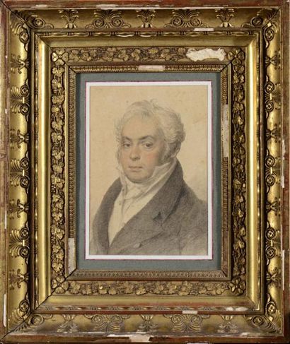 null SOKOLOV Piotr Fedorovich (1791-1848), attribué à. Portrait d’un gentilhomme....