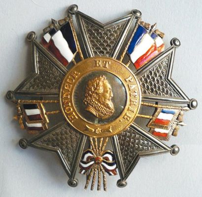 null Plaque de la Légion d'honneur, Monarchie de Juillet (1830-1848). Plaque de grand...