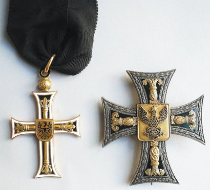 null Croix et plaque de l'ordre des Chevaliers Teutoniques, ordre militaire chrétien...