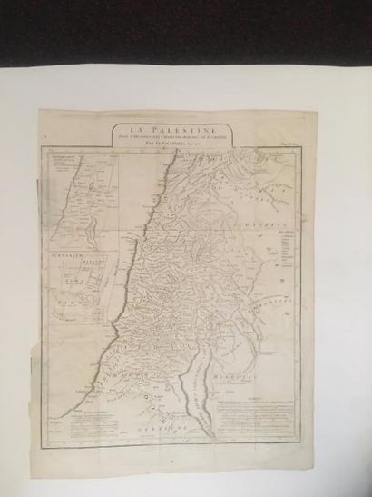 null Carte Palestine XVIIIe siècle