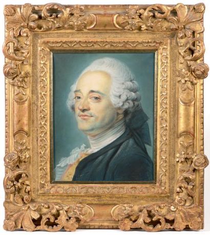 Jean-Baptiste PERRONNEAU, d'après (Paris, vers1715-Amsterdam, 1783) 
Portrait de...
