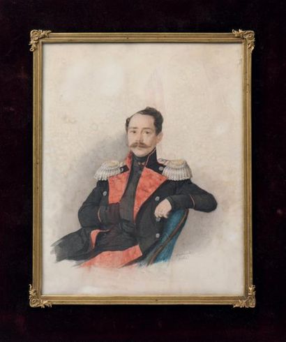 OSOKIN Konstantin Semionovich (1801-c. 1847) 
Portrait d'un général de l'État-Major...