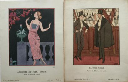null GAZETTE DU BON TON. Paris, 1914 ; in-4 oblong, compositions gravée sur acier...