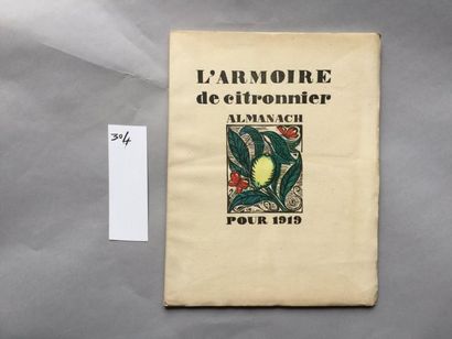 null ALMANACH.- L'ARMOIRE DE CITRONNIER. Almanach pour 1919. Paris, Maurice Boussus,...