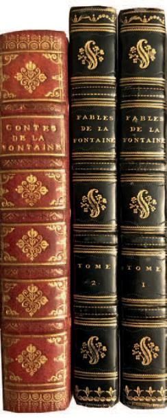 LA FONTAINE Jean. Contes. Amsterdam, Henry Desbordes, 1685 ; 2 tomes en un vol. in-8,...
