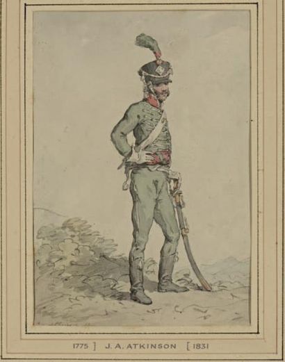 null Portrait d’un chasseur à cheval de la Garde impériale de Napoléon Ier.
Belle...