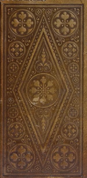 NICHOLLS & PLINCKE, MAGASIN ANGLAIS (1786-1880) 
Rare écritoire en cuir cognac à...