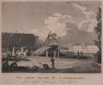SMITH, T. d'apres W.M. Craig 
The great Square of St. Petersburgh with the colossal...