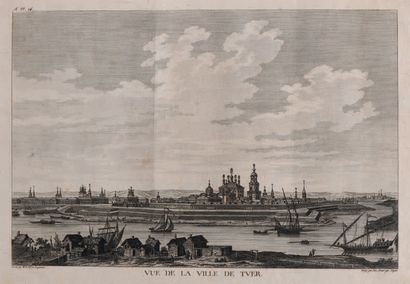LESPINASSE, Louis-Nicolas de, 1734-1808 
Vue de la ville de Tver/dessiné par M.r...