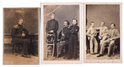 null Ensemble de 3 photos de ducs d'Oldenbourg, format carte de visite.
????????...