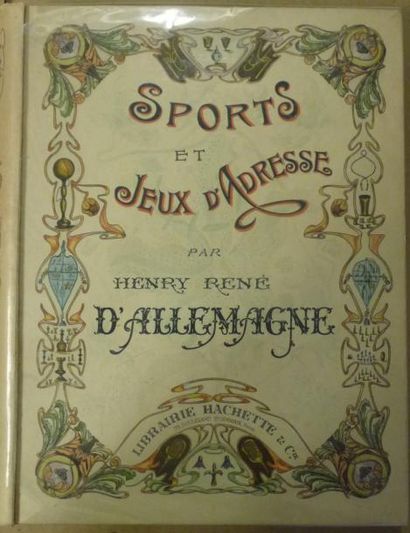 null D'Allemagne , Henry-René (1863-1950). Sports et jeux d'adresse (1903)Cartonnage...