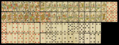 null Grand jeu de Mlle Lenormand. B.P.Grimaud vers 1900. Lithographie couleurs. Complet...