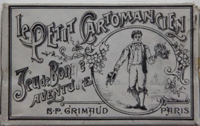 null Le petit cartomancien B.P Grimaud 1900. Chromolithographie. Complet 36/36, 84x54mm....