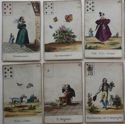 null Le livre du destin jeu divinatoire. B.P Grimaud. Chartier & boudin Paris; Vers...