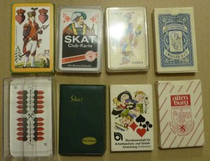 null Six jeux divers (Allemand et Suisse). Années 1960/70, complets, en bon état...