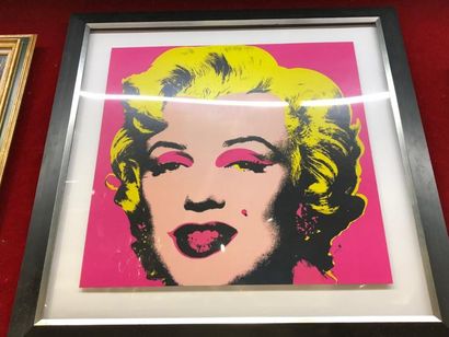 null Marylin par Andy Warhol