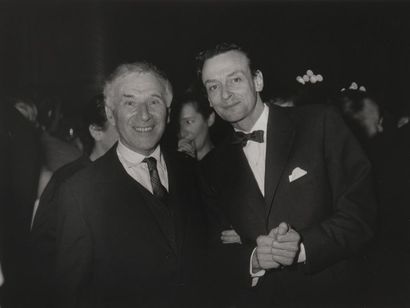 null Michel PETIT Georges Skibine et Marc Chagall, 1959-60 Photographie argentique...