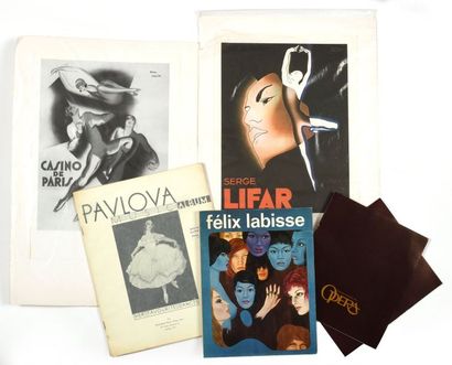 null Deux programmes de l’Opéra Partition Her favorite dance d’Anna Pavlova. Catalogue...