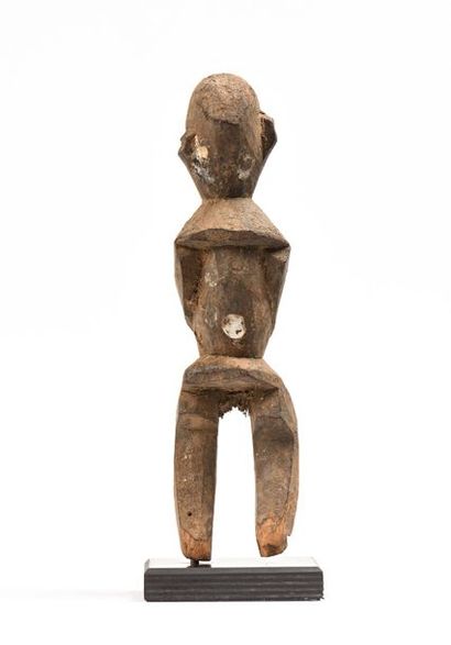 null Statue Lobi Burkina Fasso : Statue féminine en bois , patine crouteuse, ancienne...