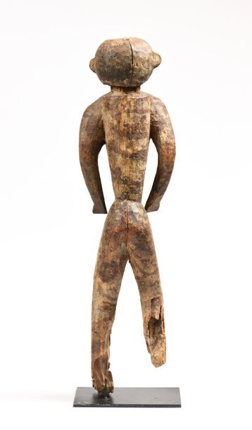 null Statue Lobi Burkina Fasso : Statue féminine en bois, ancienne érosion localisée...