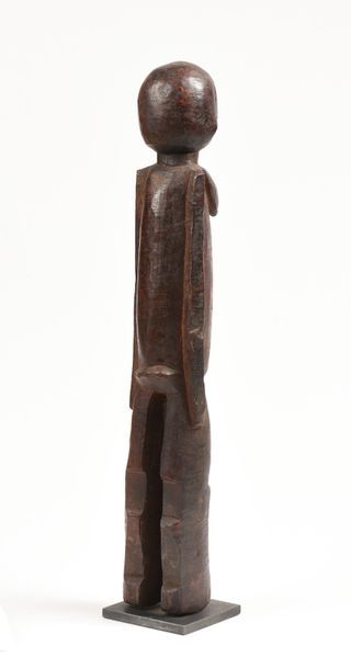 null Statue Lobi Burkina Fasso : statue en bois belle patine rouge sombre H 43 cm...